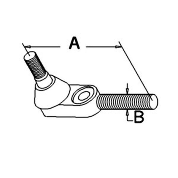 Aftermarket New Tractor Tie Rod End Fits Massey Ferguson 175 178 175 UK 178 UK 881889M91 - main